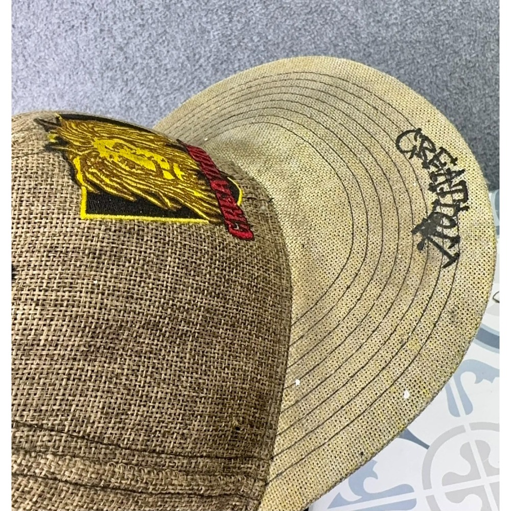 RARE Creation Skateboards Grassroots California Limited Ed Flat Brim Hat 7 1/8 - Picture 8 of 16